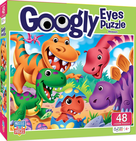 Googly Eyes - Dinosaurs 48 Piece Puzzle