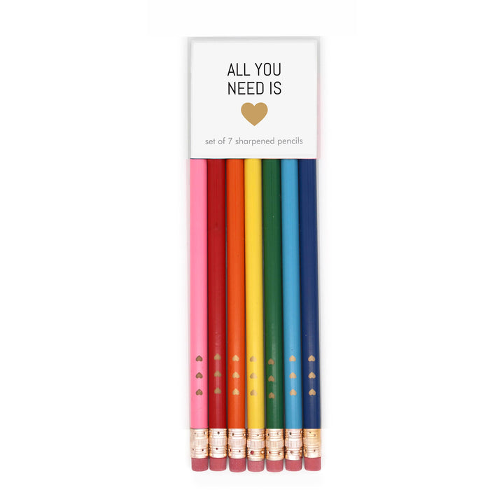 ALL YOU NEED IS LOVE PENCIL SET