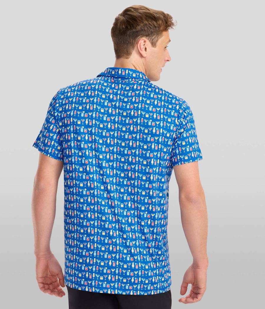 Highballer Golf Polo Shirt - Men's Fun Cocktail Golf Apparel