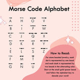 Gold Morse Code Bracelet | GRANDMA
