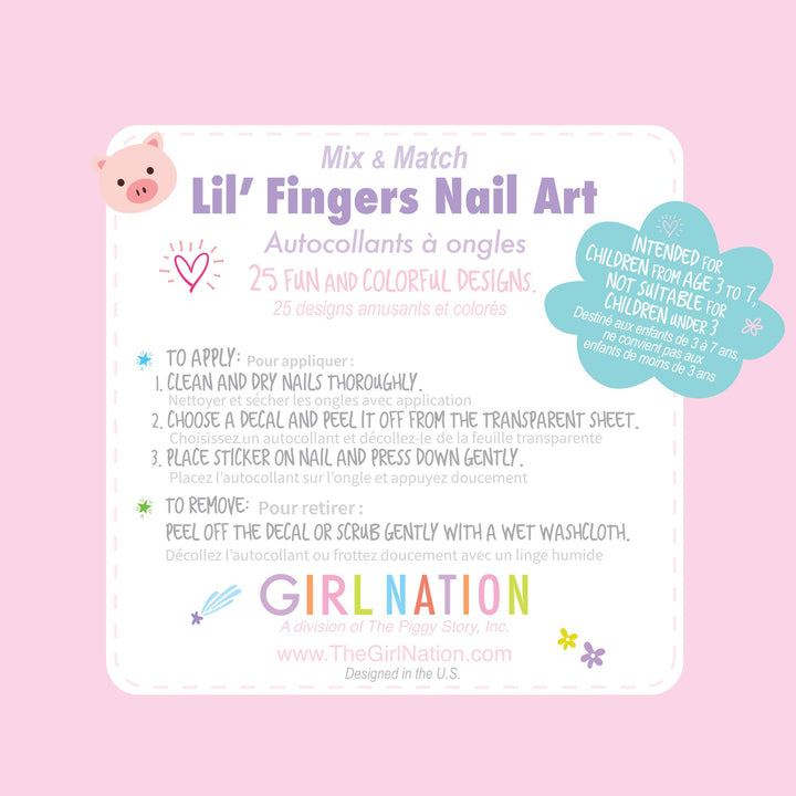 Cutie Stick-On Earring and Nail Sticker Gift Set- Animals