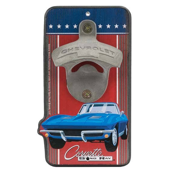 Chevrolet Corvette Wall Bottle Opener