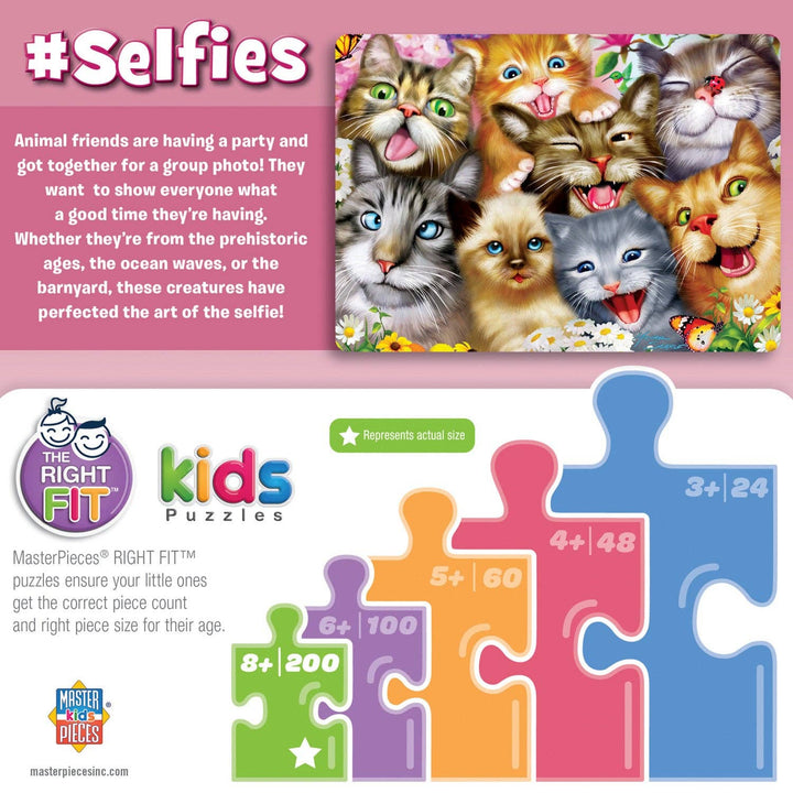 Selfies - Pretty Kitties 200 Piece Puzzle