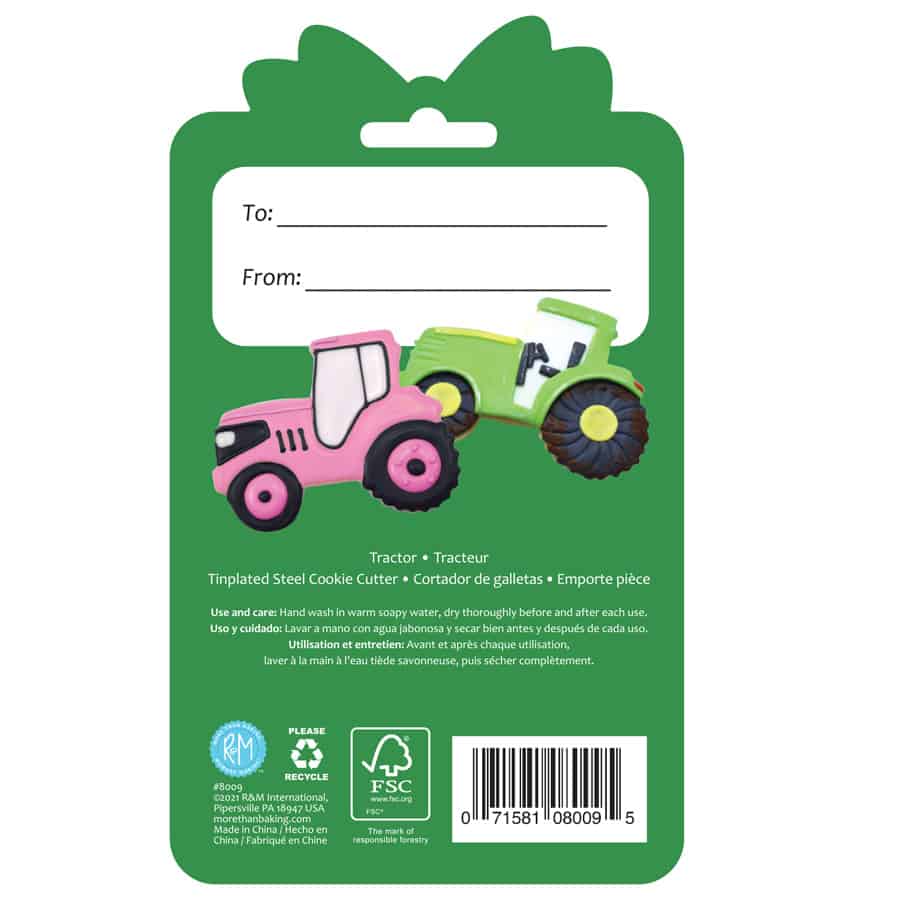 Tractor Cookie Cutter 3.75" Carded