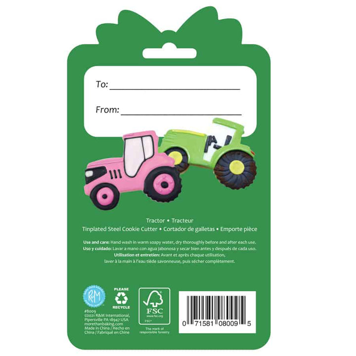 Tractor Cookie Cutter 3.75" Carded