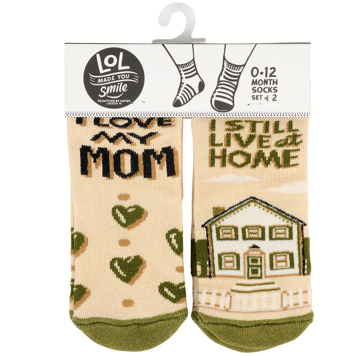 I Still Live At Home Baby Sock Set