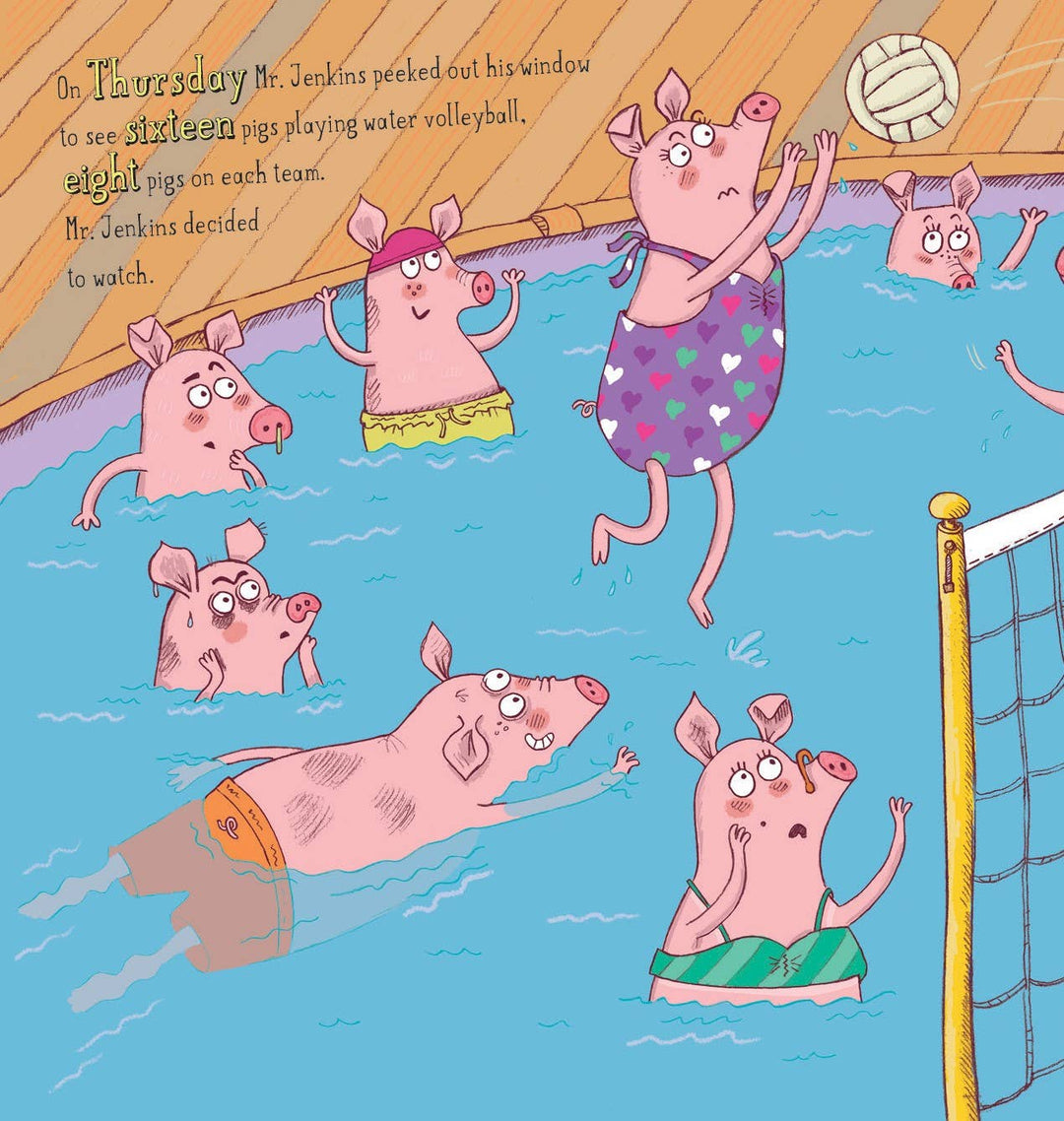 Too Many Pigs in the Pool, a picture book