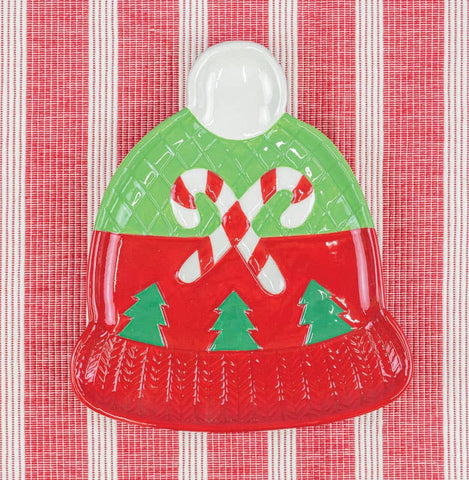 CANDY CANE SWEATER PLATE