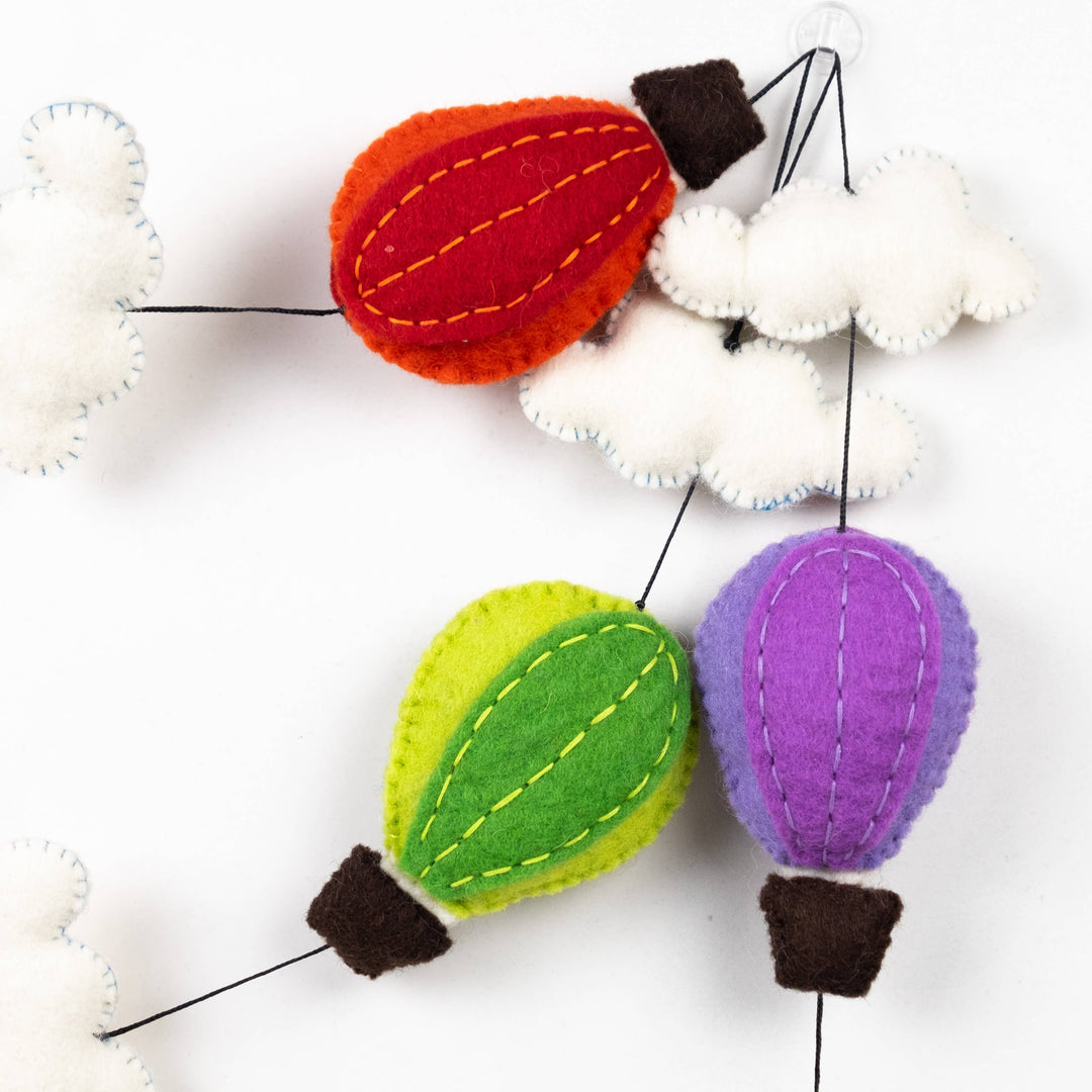 Felt Garland - Hot Air Balloon