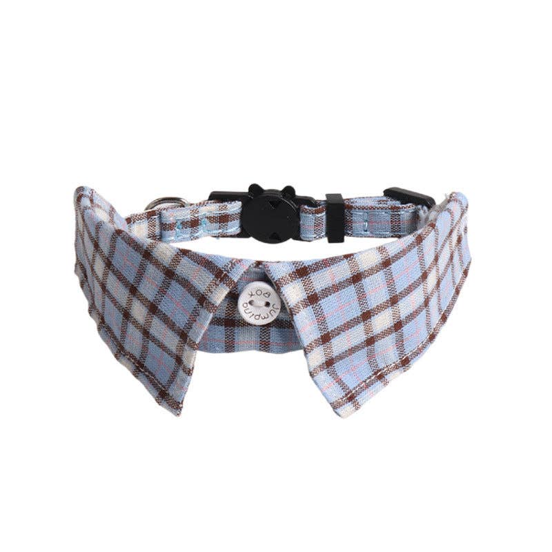 Mokka - Plaid Cat Collar with Bell