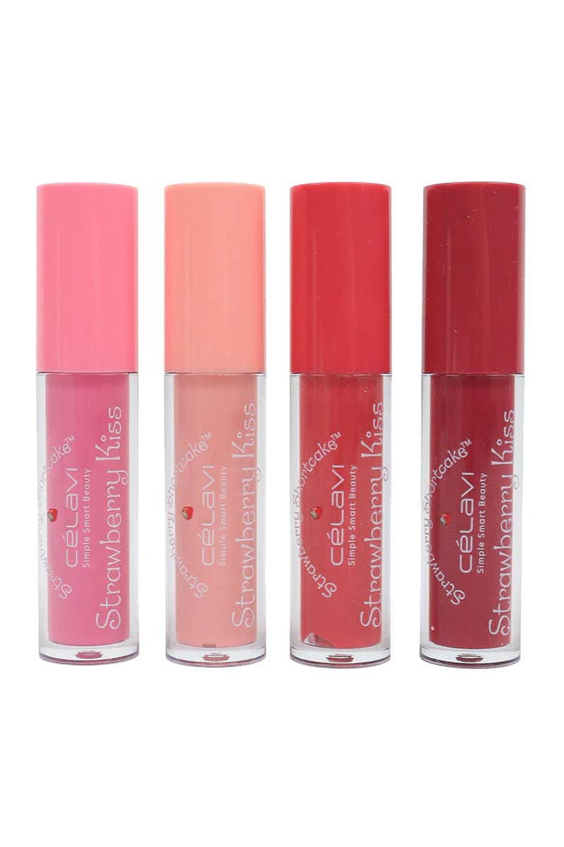 Celavi SS45538 Strawberry Kiss Lip Gloss Set