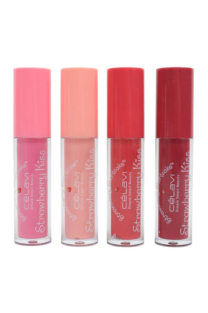 Celavi SS45538 Strawberry Kiss Lip Gloss Set