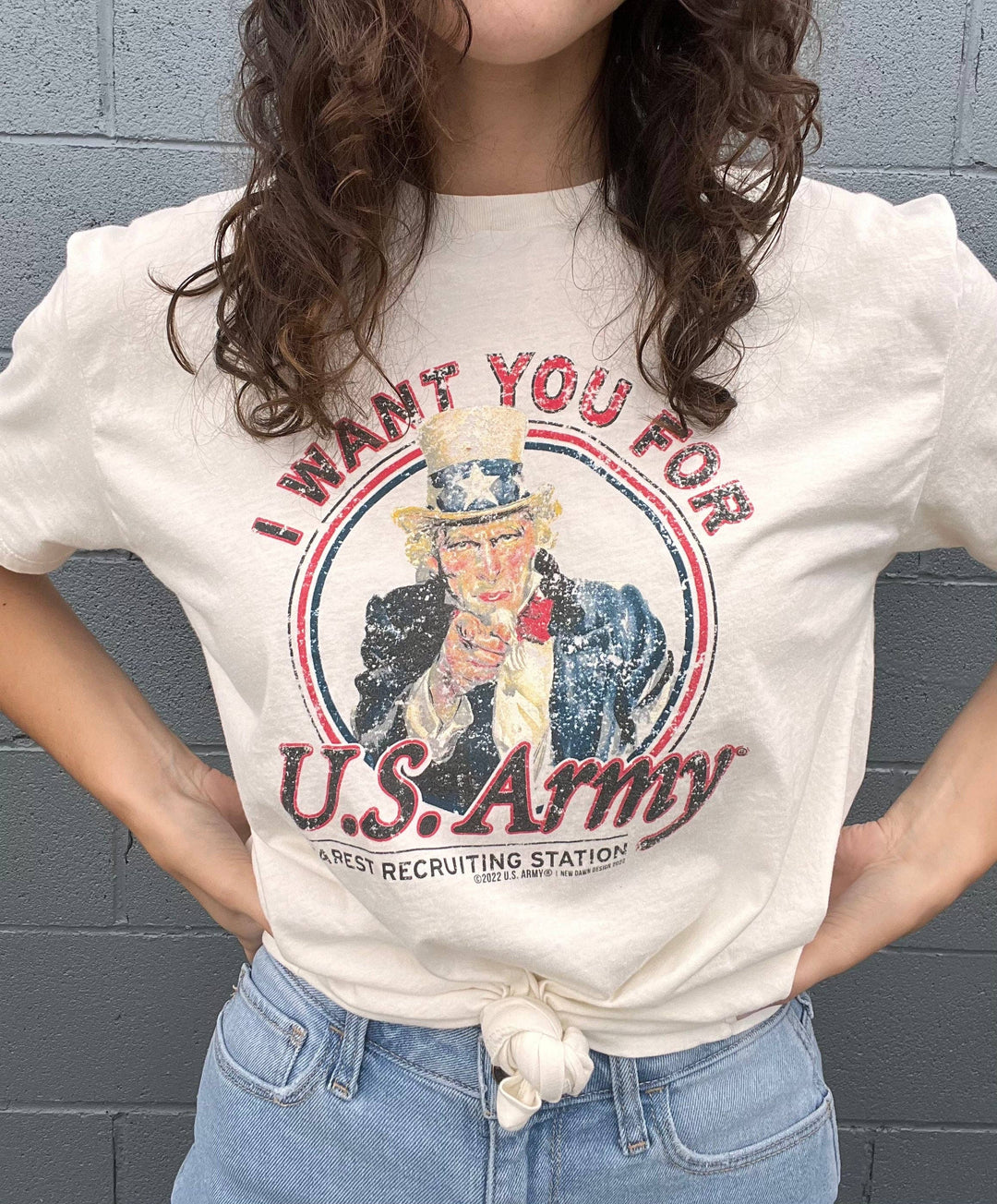 Uncle Sam I want YOU for U.S. Army Historical Poster Tee
