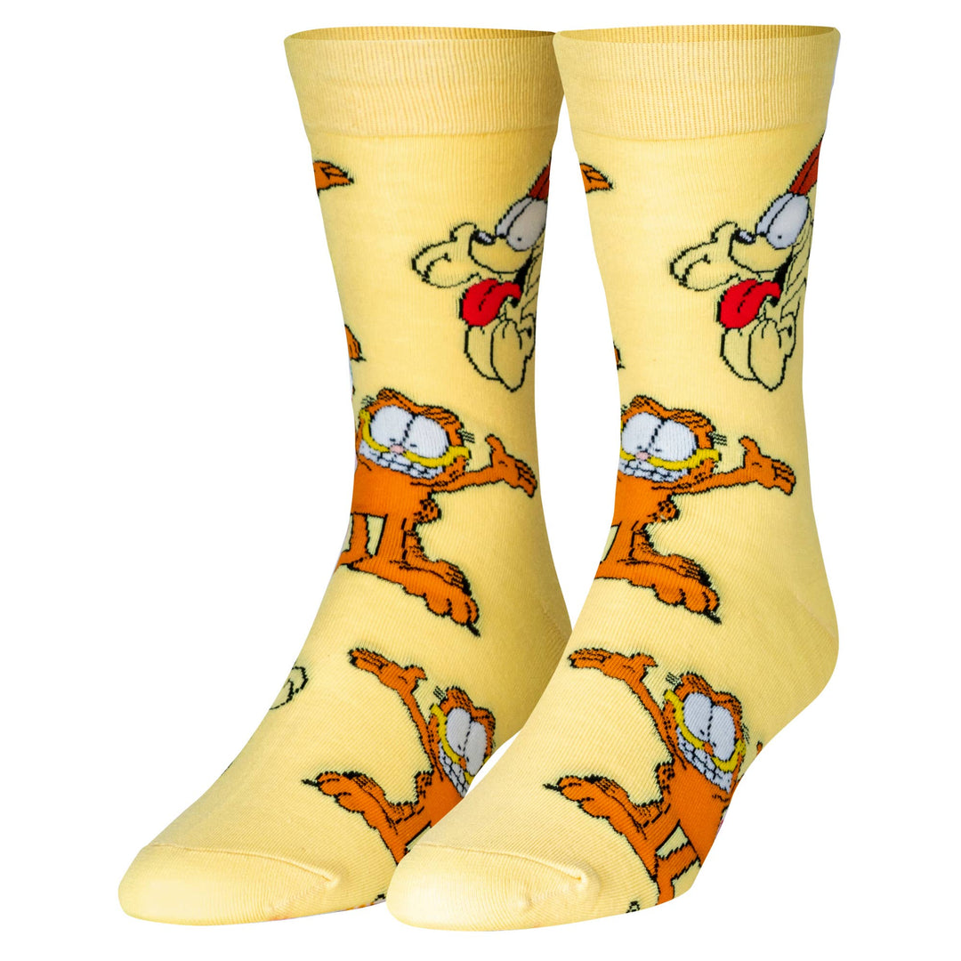 Garfield - Mens Crew Folded (Crazy Socks)