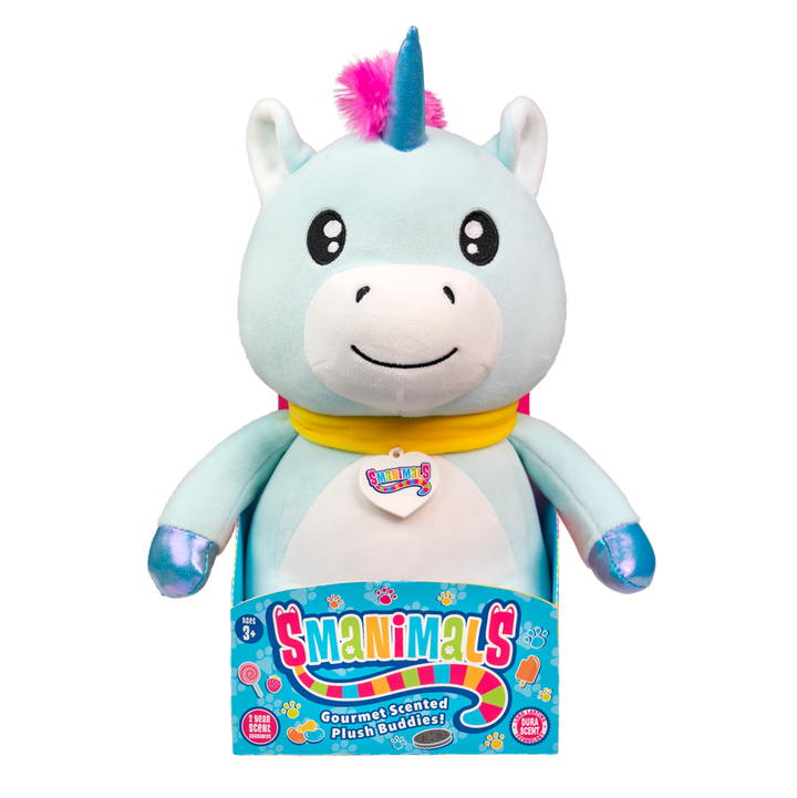 Smanimals 10" Plush (Unicorn) - Strawberry scented