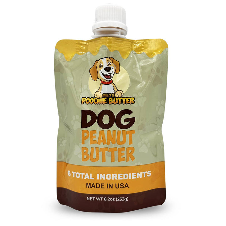8.2oz Dog Peanut Butter Squeeze Pack
