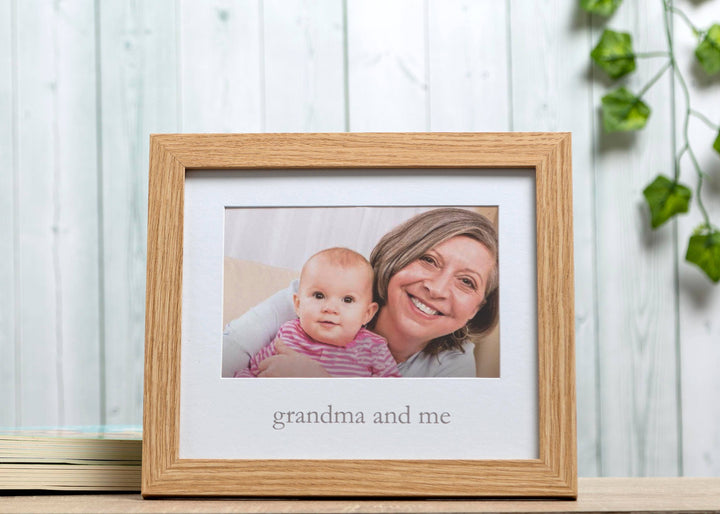 Grandma & Me Picture Frame, Natural