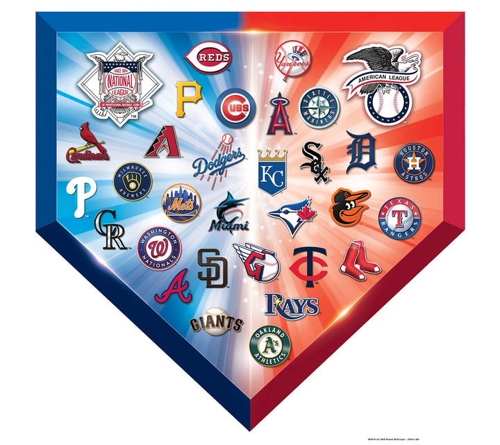 MLB - Home Plate 500 Piece Shaped Puzzle