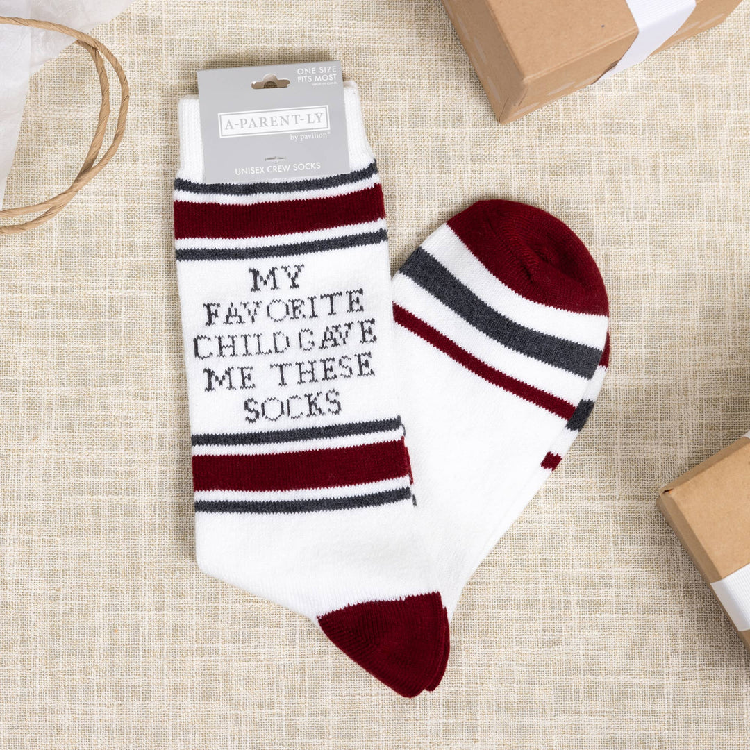 Favorite Child - M/L Unisex Crew Sock