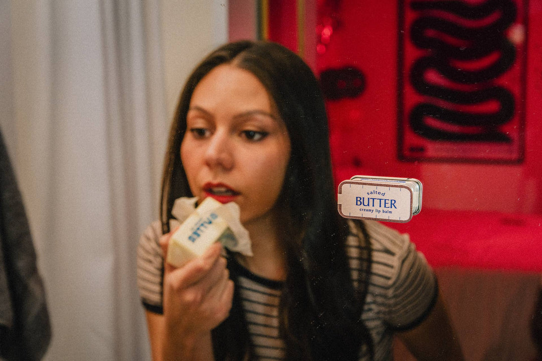 Salted Butter Creamy Lip Balm | Funny Old School Tin