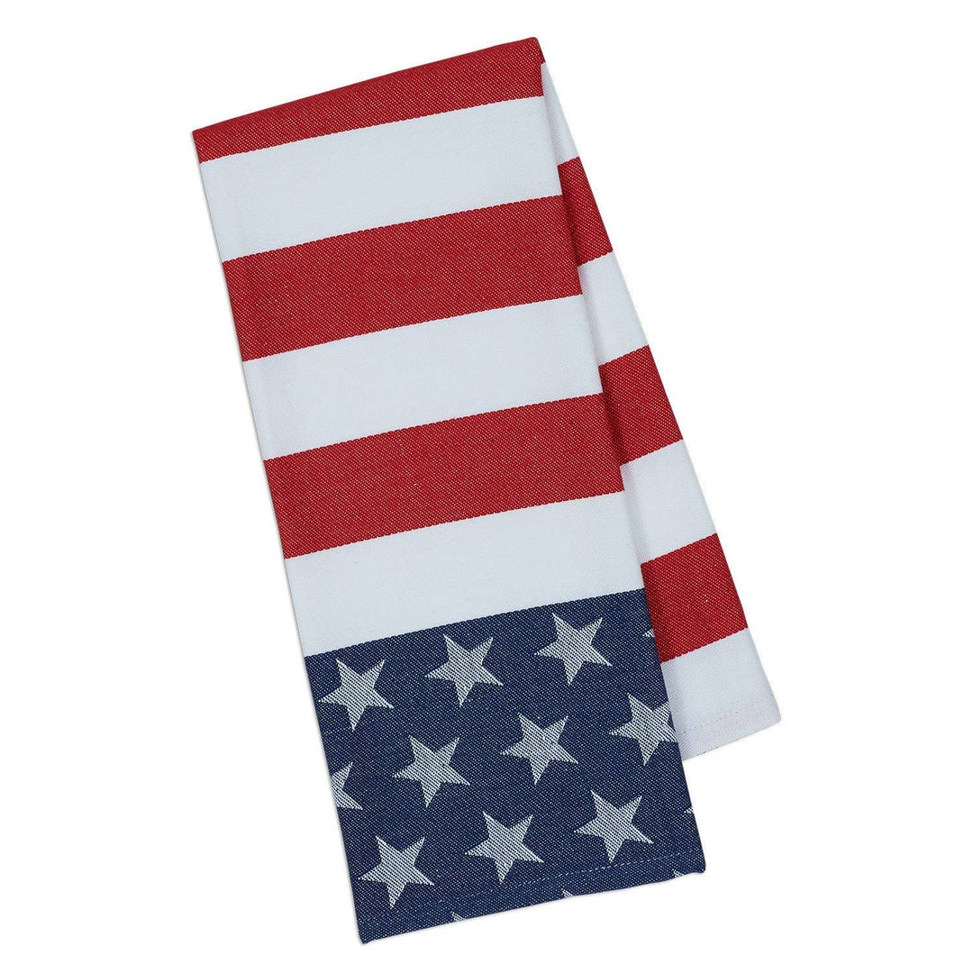 Stars & Stripes Jacquard Dishtowel