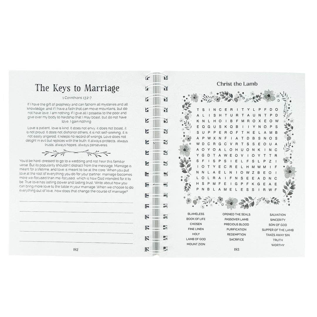 Devotional Puzzle Journal Religious GOD Puzzle Gift Book