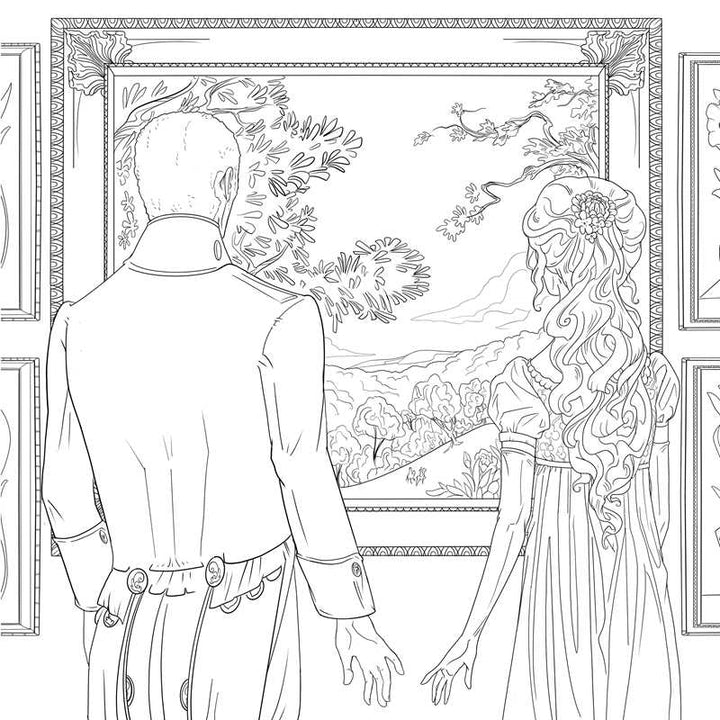 Unofficial Bridgerton Coloring Book by Sara Richard