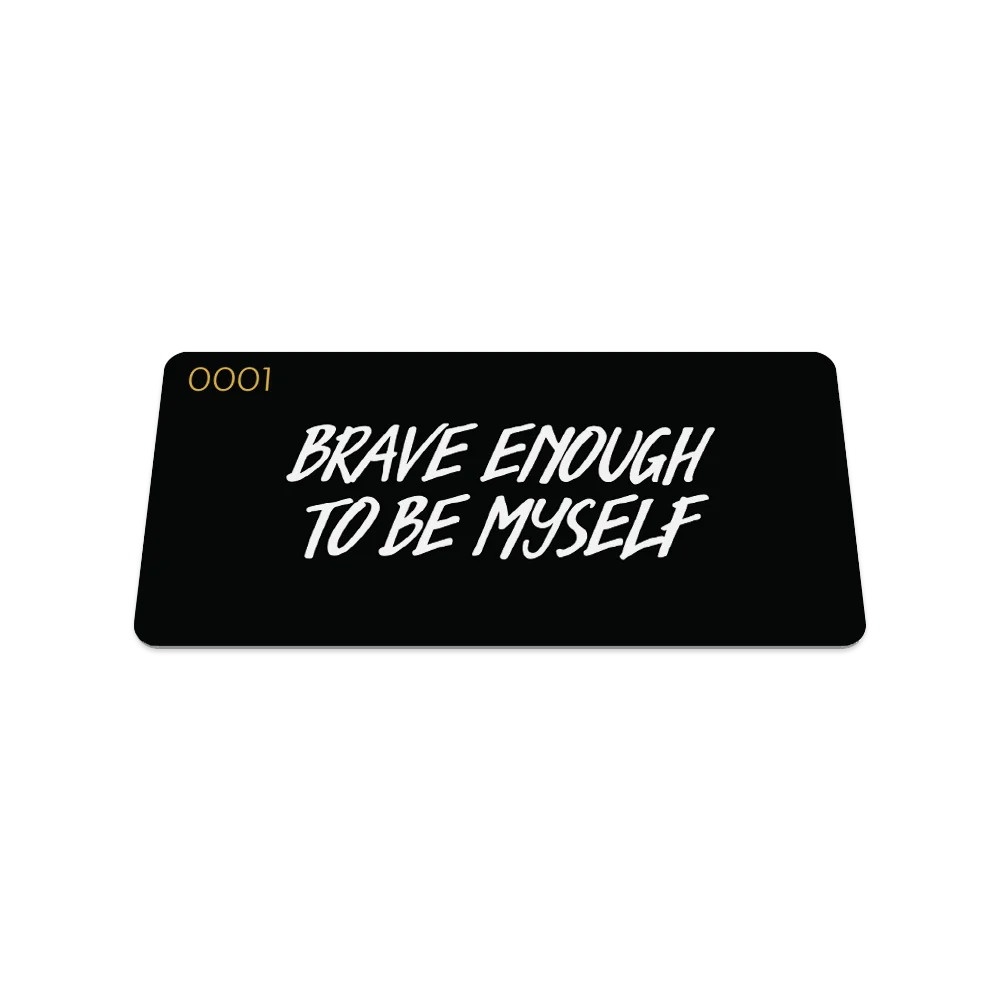 Brave Enough To Be Myself Elastic Bracelet