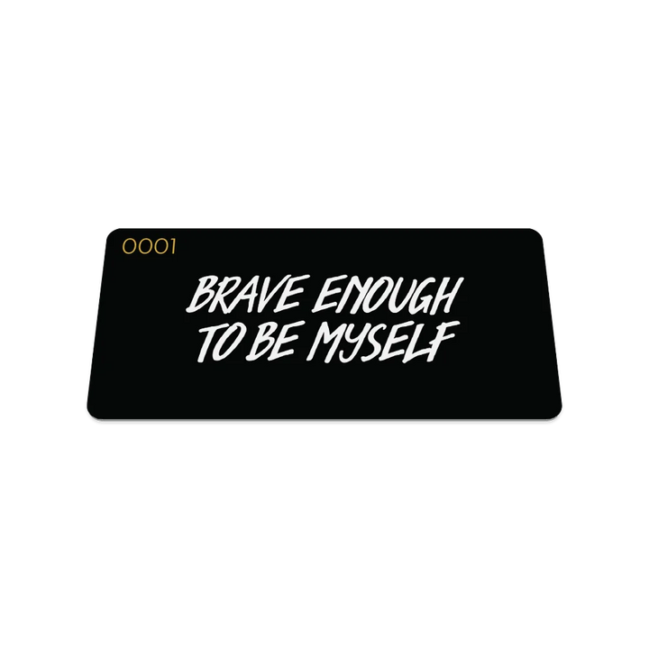 Brave Enough To Be Myself Elastic Bracelet