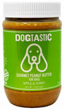 Dogtastic Gourmet Peanut Butter for Dogs - Apple & Honey Flavor