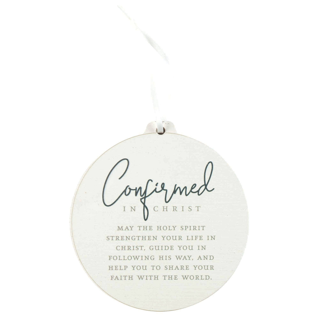 Ornament Confirmed In Christ MDF 4in
