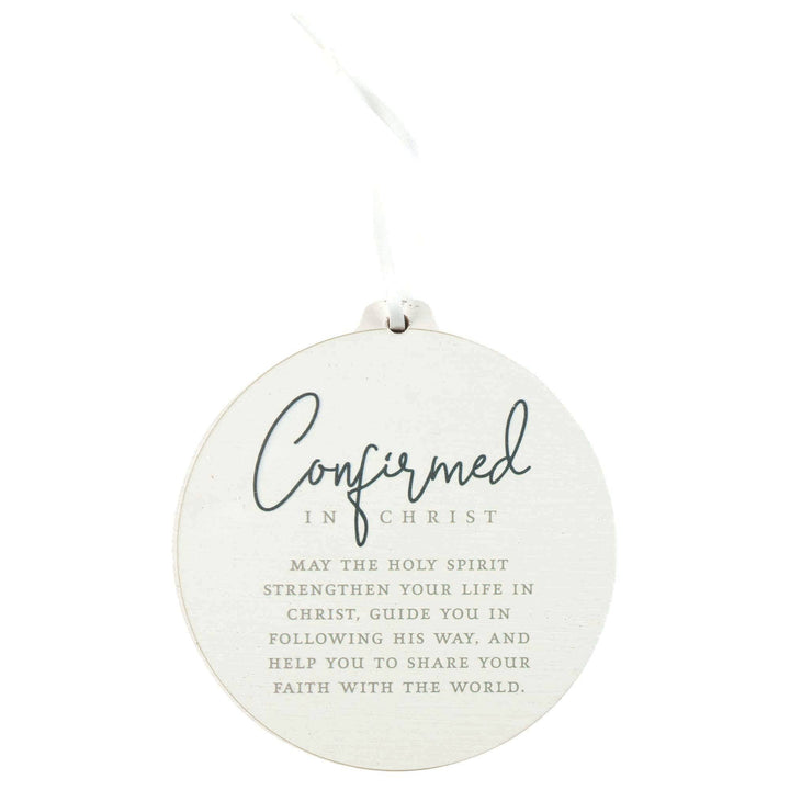 Ornament Confirmed In Christ MDF 4in