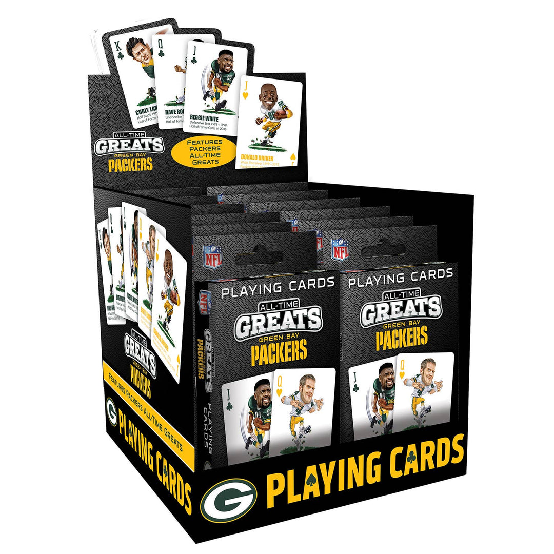 Green Bay Packers All-Time Greats Playing Cards