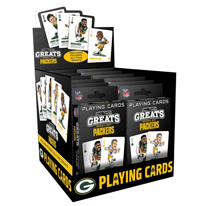 Green Bay Packers All-Time Greats Playing Cards