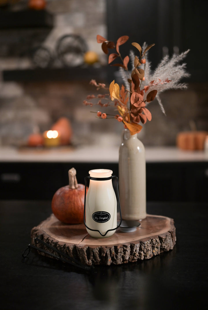14 oz Milkbottle Candle: Hey, Pumpkin!
