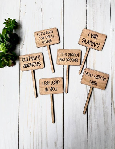 Motivational Plant Signs