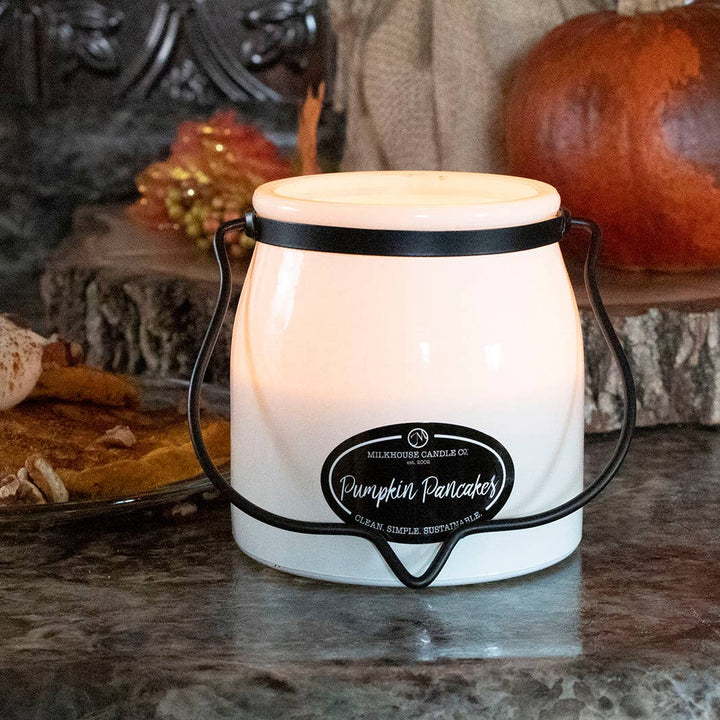 16 oz Butter Jar Candle: Pumpkin Pancakes