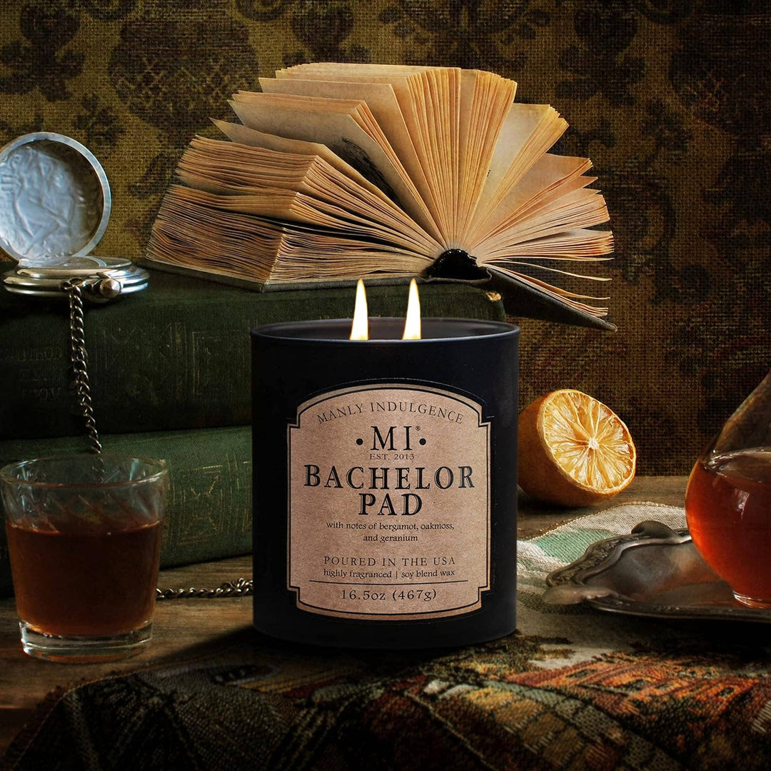 Manly Indulgence Classic+ Bachelor Pad, 2 Wick, 16.5 oz
