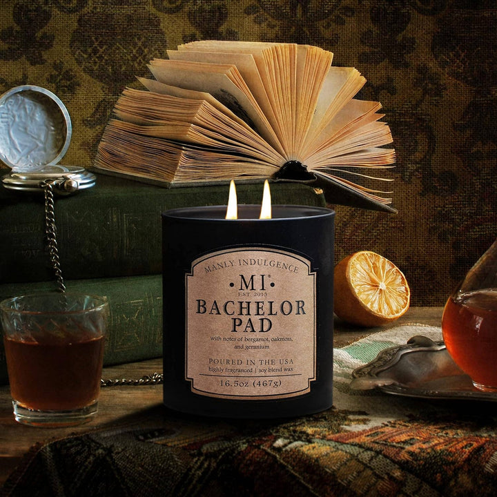 Manly Indulgence Classic+ Bachelor Pad, 2 Wick, 16.5 oz