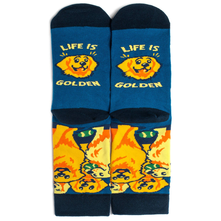 Life Is Golden (Golden Retriever) Socks