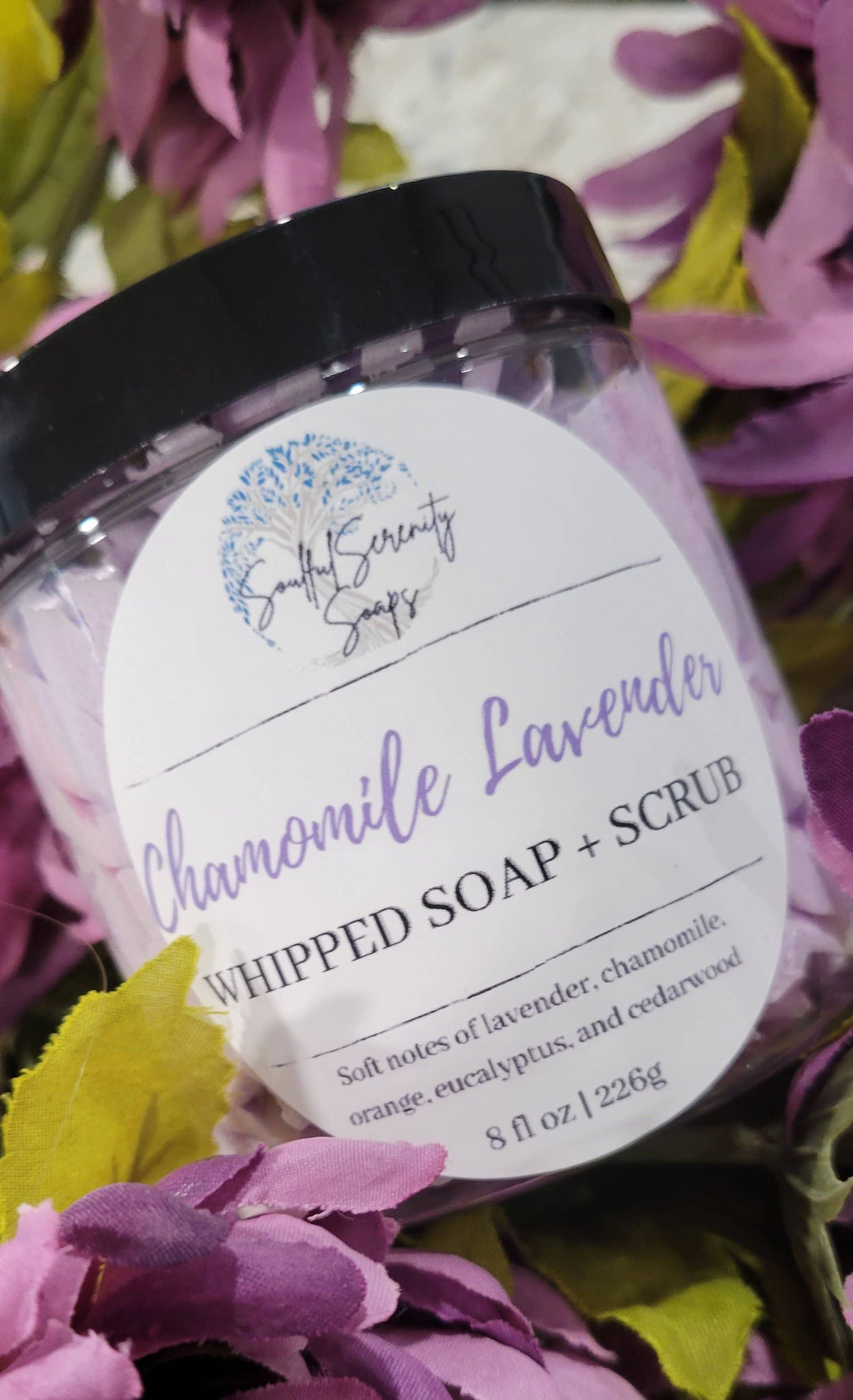 Lavender Lullabies Whipped Soap + Scrub