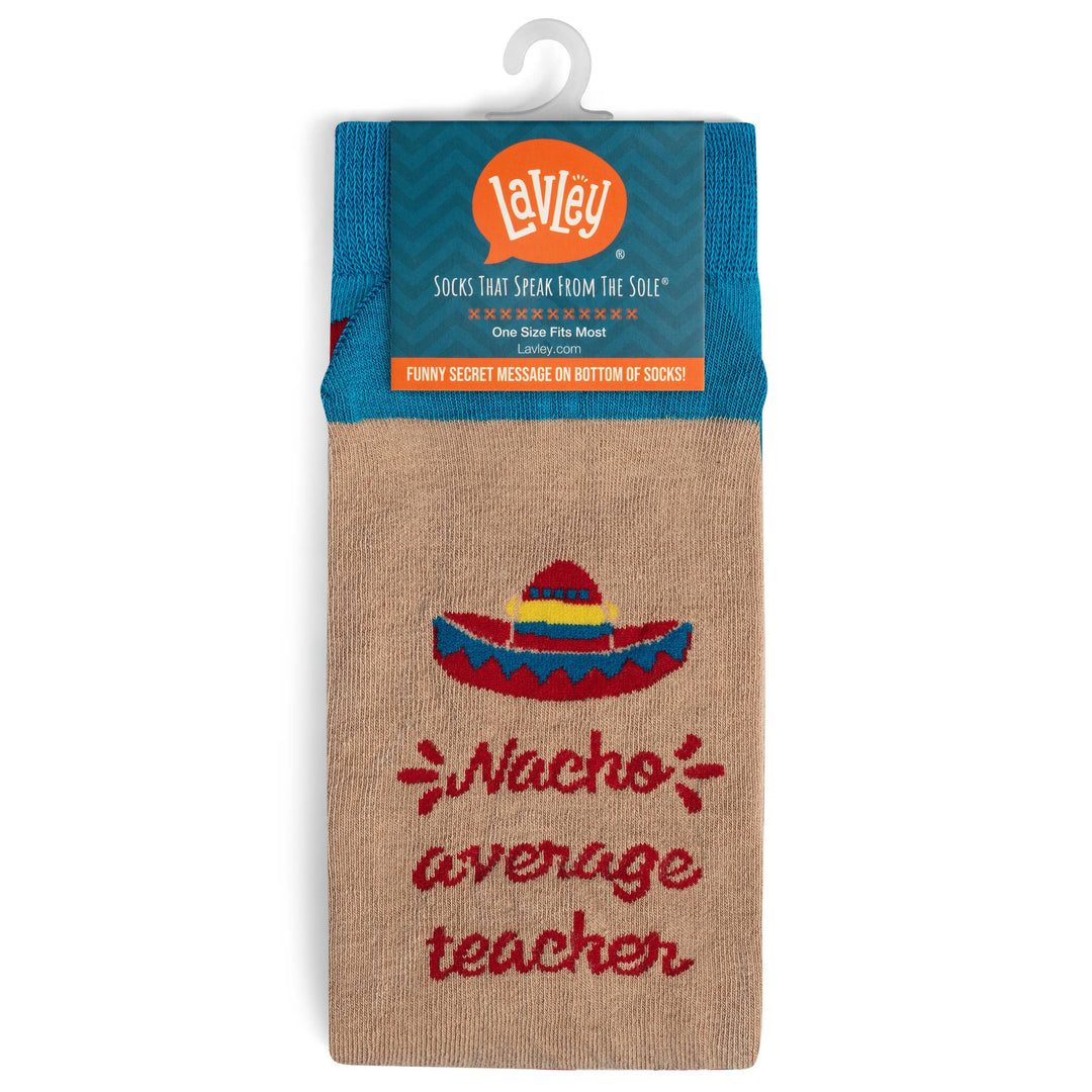 Nacho Average Teacher Socks
