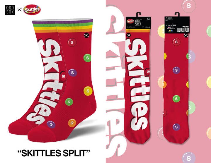 Skittles Split - Mens Crew Straight