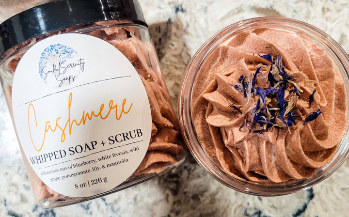 Cashmere Whipped Soap + Scrub
