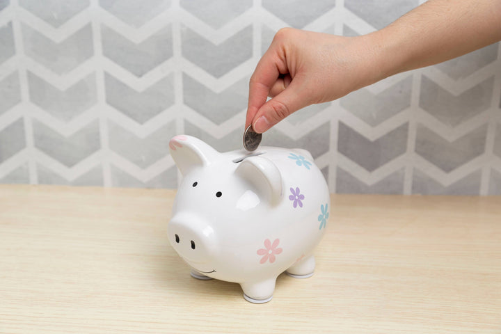 Floral Mini Piggy Bank