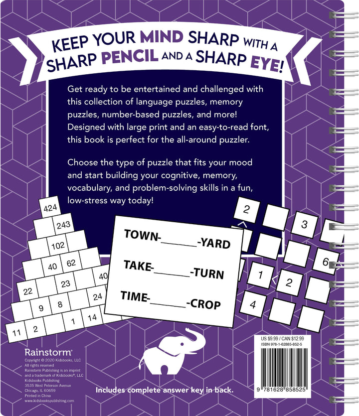 Brain Boosters - Large Print Puzzle Games