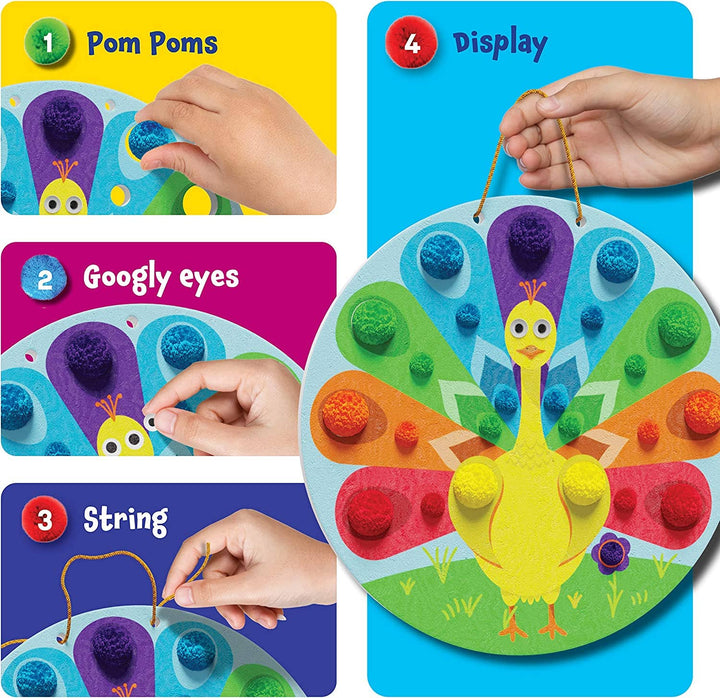 Pom Pom Arts & Crafts Kit for Toddlers
