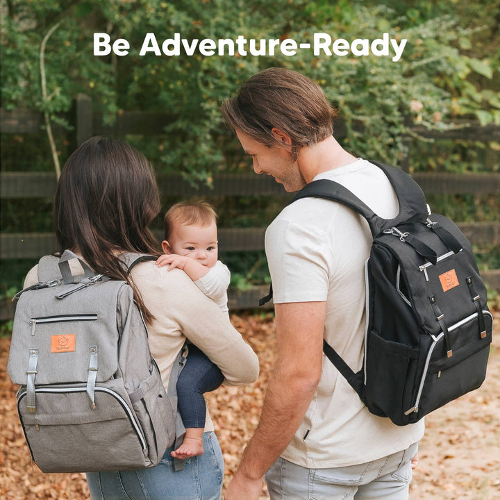 Explorer Diaper Bag Backpack, Changing Pad, Stroller Straps