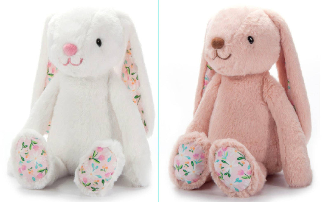 11" (28cm) Meadow Bunnies Asst - Tan, white