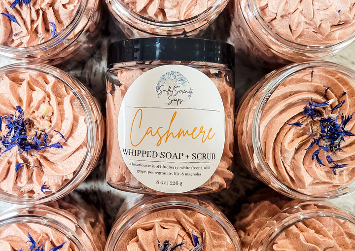 Cashmere Whipped Soap + Scrub